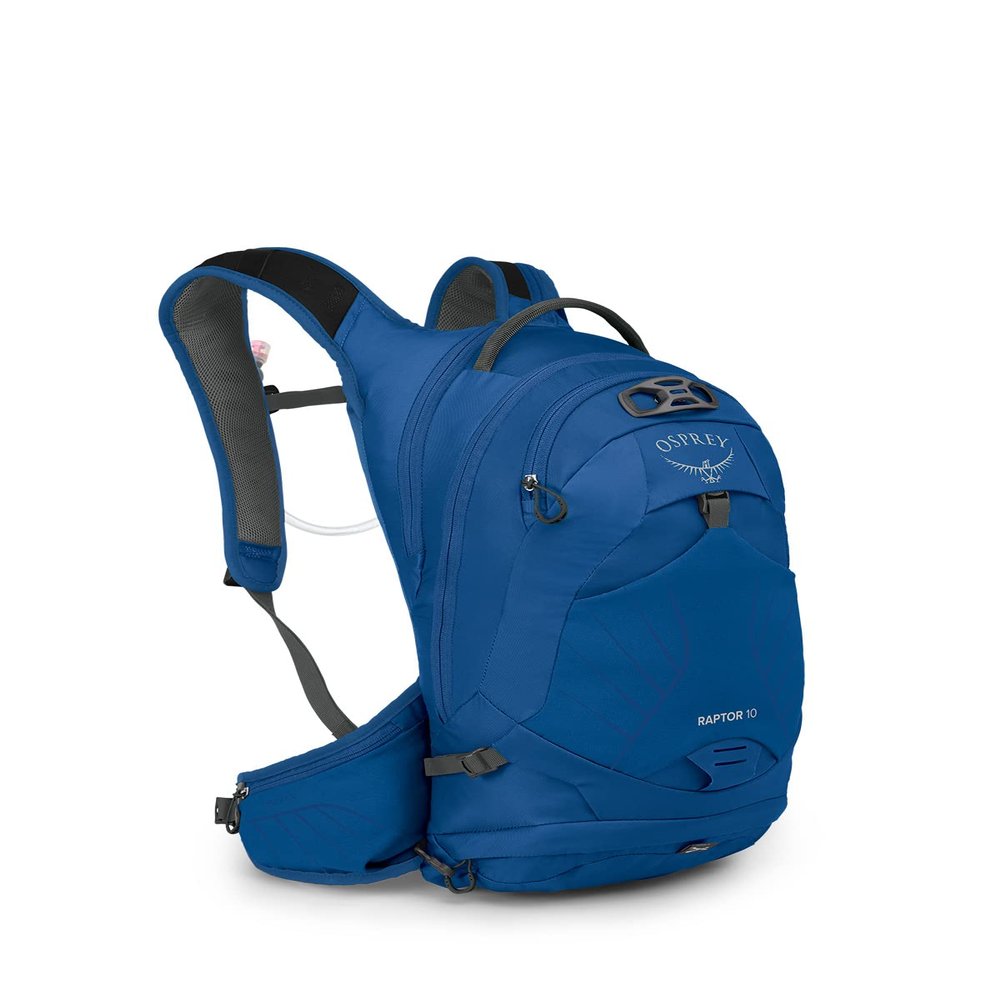 Osprey Raptor 10L Men's Biking Backpack with Hydraulics Reservoir, Postal Blue