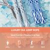 Skipping Jump Rope for Fitness Workout - Light Weight, Adjustable, Tangle Free, Excellent line control for Cardio Boxing, CrossFit, Training Exercise All Ages and Gender ( Special Luxury, KA-220, Made view 2