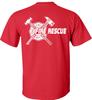 FAIR GAME Fire Rescue T-Shirt Firefighter-Maltese Cross-Red-M view 3