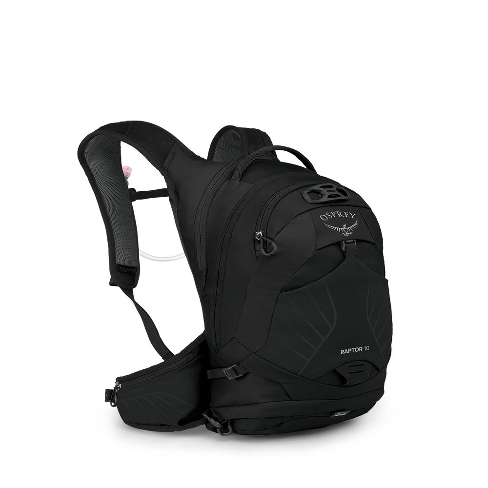 Osprey Raptor 10L Men's Biking Backpack with Hydraulics Reservoir, Black