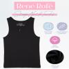 Rene Rofe Girls Tank Tops - 6 Pack 100% Cotton Scoop Neck Tank Tops for Girls - Classic Sleeveless Undershirts (Sizes: 2T-14), Size 6X, Pink/White/Black view 2