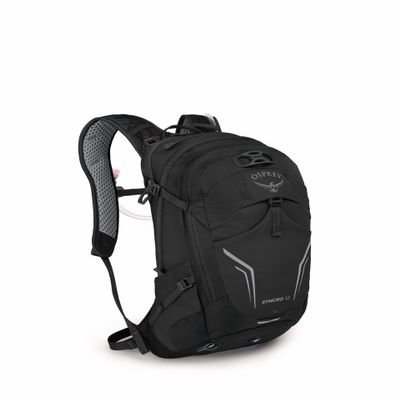 Osprey Syncro 12L Men's Hiking Backpack with Hydraulics Reservoir, Black