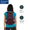 Osprey Raven 14L Women's Biking Backpack with Hydraulics Reservoir, Space Travel Grey view 2