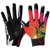 Cutters Limited Edition Football Gloves - Rev Pro 5.0 - Ultra Grip No Slip Wide Receiver (1 Pair) (Drip Face, XX-Large) view 1