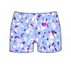 Bloch Girls Shorts, Pale Blue Petals, 14 view 1