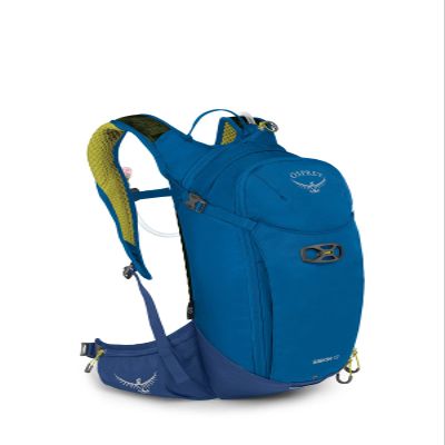 Osprey Siskin 12L Men's Biking Backpack with Hydraulics Reservoir, Postal Blue