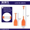 BISupply Emergency Telescoping Canoe and Kayak Paddle with Boat Oar Hooks (26 to 42 inches) view 2