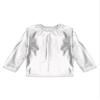 Hansber Kids Girls Boys Metallic Shiny T-Shirt Solid Long Sleeve Tees Dance Performance Tops Party Wear Metallic,Silver 15-16 view 3
