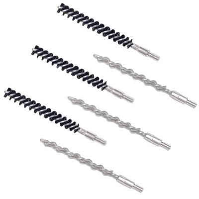 6 Pack Bore Brush Cleaning Kit Bore Cleaning Brush Set for 22-.223 Cal 5.56mm,30-.308 Cal.300.303 7.62mm 357.380.38 Cal 9mm