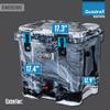 Cubix Outdoors, Quadrax 20QT 2-in-1 Beverage Dispenser Cooler, Holds drinks for 5 Days, Insulated Hard Ice Chest, Portable Drink & Water Coolers for Parties, Camping, Beach - Winter Camo view 4