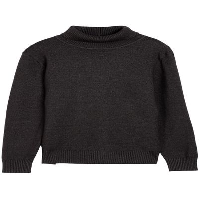 X RAY Boys Turtleneck Sweater, School Uniform Big Boys' & Little Kids Youth Turtle Neck Long Sleeve Pullover, Heather Charcoal, Medium (8)