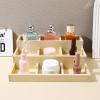 Zerodeko Wooden Multi-Layer Jewelry Storage Organizer Box with Dividers for Earrings Necklaces and Accessories 10.62X9.44X3.34 Inch Compact Jewelry Case for Home Bedroom and Dressing Table view 4
