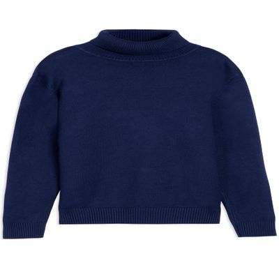 X RAY Boys Turtleneck Sweater, School Uniform Big Boys' & Little Kids Youth Turtle Neck Long Sleeve Pullover, Navy, XX-Large (18)