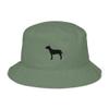 Bull Terrier hat, Embroidered Unisex Organic Bucket hat, Bull Terrier Gift, Bull Terrier Dog mom dad hat. view 1