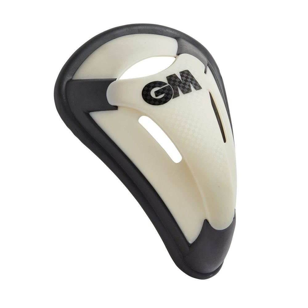 Gunn & Moore GM Cricket Protective Abdominal Guard | Professional Player | Black/White | Junior | Single | 5640A108