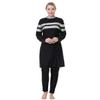 Plus Size Muslim Swimsuits for Women Modest Full Body Swimsuit Islamic Burkini Swimwear Plus Size Long Sleeve Pants Full Covered Hijab 3 Piece Sun Protection Rash Guard Bathing Suits Wetsuit 3XL view 2