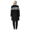 Plus Size Muslim Swimsuits for Women Modest Full Body Swimsuit Islamic Burkini Swimwear Plus Size Long Sleeve Pants Full Covered Hijab 3 Piece Sun Protection Rash Guard Bathing Suits Wetsuit 3XL view 4