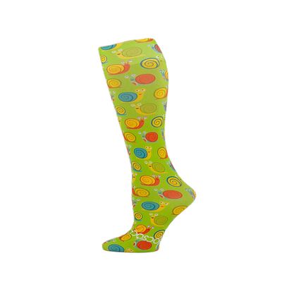 HOCSOCX Snail On! Unisex Performance Socks, Moisture Wicking, Rash & Blister Protection for Field & Ice Hockey, Soccer, Skiing | Medium