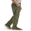 Relaxed Fit Stretch Cargo Pant, Olive, 32W x 29L view 4
