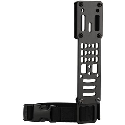 Guayma Drop Leg Holster Adapter Duty Belt Accessories for QLS Kit,Modular Holster Adapter with Thigh Strap Airsoft Tactical Police Gear,BK
