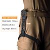 Guayma Drop Leg Holster Adapter Duty Belt Accessories for QLS Kit,Modular Holster Adapter with Thigh Strap Airsoft Tactical Police Gear,BK view 4