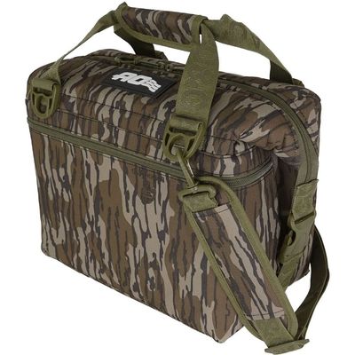 AO Coolers Original Soft Cooler with High-Density Insulation, Mossy Oak Bottomland, 24 Pack