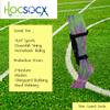 Hocsocx Psychedelic Green/Fuchsia Socks Performance Liner Moisture-Wicking Protection for Field Hockey and Soccer view 4