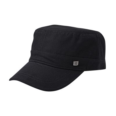 Casual Mens Fashion Cotton Flat Top Baseball Caps Sunshade Washing Hat Hiking Hat (Black, One Size)