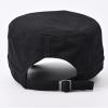 Casual Mens Fashion Cotton Flat Top Baseball Caps Sunshade Washing Hat Hiking Hat (Black, One Size) view 4