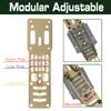 Guayma Drop Leg Holster Adapter Duty Belt Accessories for QLS Kit,Modular Holster Adapter with Thigh Strap Airsoft Tactical Police Gear,Tan view 3