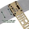 Guayma Drop Leg Holster Adapter Duty Belt Accessories for QLS Kit,Modular Holster Adapter with Thigh Strap Airsoft Tactical Police Gear,Tan view 4