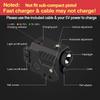 Solofish 800 Lumens Adjustable Pistol Light Laser Combo, Strobe Function Red Laser and Tactical Light Fits for Guns with Rail view 4