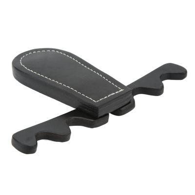 Diydeg Pool Stick Holder, Portable Collapsible Cue Rest Cue Stick Holder Holds 4 Cues Against Table, Saddle Leather Billiard Cue Rack Pool Cue Holder Claw for Pool Table, Bar and Chair