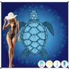 Famstar Beach Blanket Oversized Extra Large 78" X 81",Waterproof Sandproof Beach Blanket 1-7 Adults Lightweight Durable for Travel Camping Hiking Picnic view 1