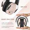 ucho 34dB Slim Noise Shooting Ear Protection - Special Designed Ear Muffs Lighter Weight & Maximum Hearing Protection (Pink) view 4