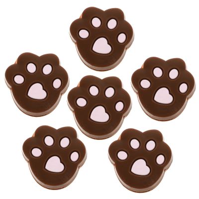 BESPORTBLE 6pcs Tennis Vibration Dampener Rubber Tennis Racket Dampeners Cartoon Shock Absorbers