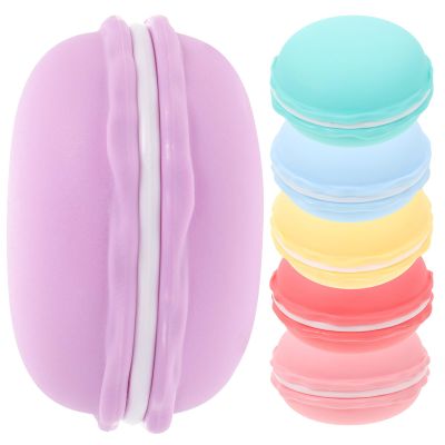 6Pcs Macaron Jewelry Case, Cute Jewelry Container, Small Jewelry Organizer, Portable Jewelry Holder for Earring Necklace Ring Bracelet