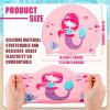 3 Pieces Kids Swim Caps Toddlers Swimming Caps Silicone Swim Cap for Boys Girls (Age 4-12) Baby Waterproof Cartoon Bathing Hats for Long and Short Hair (Girl Style) view 2