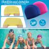 Bonuci 24 Pieces Cloth Elastic Swim Cap Bulk Comfortable Fabric Swimming Hat Elasticity Swimming Pool Cap Lightweight Bathing Caps for Women Men Kids Unisex, Not Waterproof(Multicolor) view 3