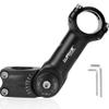 CYSKY Adjustable Bike Stem 31.8 90mm 110mm 130mm 0-60 Degree Adjustable MTB Stem Bike Handlebar Stem for Mountain Bike, Road Bicycle, MTB, BMX, Cycling (130mm) view 1