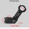 CYSKY Adjustable Bike Stem 31.8 90mm 110mm 130mm 0-60 Degree Adjustable MTB Stem Bike Handlebar Stem for Mountain Bike, Road Bicycle, MTB, BMX, Cycling (130mm) view 2