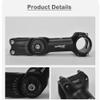 CYSKY Adjustable Bike Stem 31.8 90mm 110mm 130mm 0-60 Degree Adjustable MTB Stem Bike Handlebar Stem for Mountain Bike, Road Bicycle, MTB, BMX, Cycling (130mm) view 3