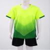 Jugaoge Kids Boys Football Soccer Training Team Uniform 2 Pcs Sport Suit Tracksuit Workout Fitness Sportswear Fluorescent Green 9-10 Years view 3