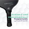 SLNSports Pickleball Paddles Set of 2 | Carbon Fiber/Fiberglass Pickleball Rackets Set | Carrying Case, 4 Balls | Pickleball Raquets for Kids and Adults | Beginners & Professionals (Carbon Fiber) view 4