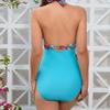 Bestgift One-Piece Swimsuit Ladies Sexy Bikini Small Fresh Bikini Swimsuit Yellow XL view 2