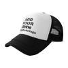 Custom Hat for Men Women Design Your Own Personalized Hat Trucker Hat with Text Pictures Customized Mesh Hat Hip Hop Caps Black view 2