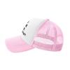 Custom Cap Personalized Hats for Men Women Design Your Own Trucker Hat Cap with Text Logo Image Customized Mesh Hat Snapback Cap Pink view 3