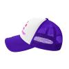 Custom Hat Personalized Hat for Men Women Design Your Own Trucker Hat Cap with Text Logo Image Customize Mesh Hat Snapback Hats Purple view 3