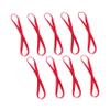 Elastic Sports Headband 9pcs Cloth Red Unisex Athletic Hairband view 1