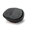 ANZAGA Bike Seat for Men & Women Comfort, Extra Wide Soft Cushion Universal Replacement Bicycle Seat, Bike Saddle,Black view 1